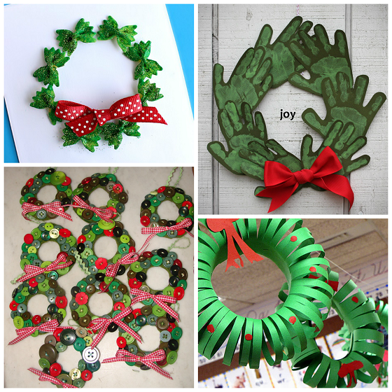 Christmas Wreath Craft Ideas for Kids - Crafty Morning