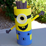 Minion Toilet Paper Roll Craft For Kids (Despicable Me)