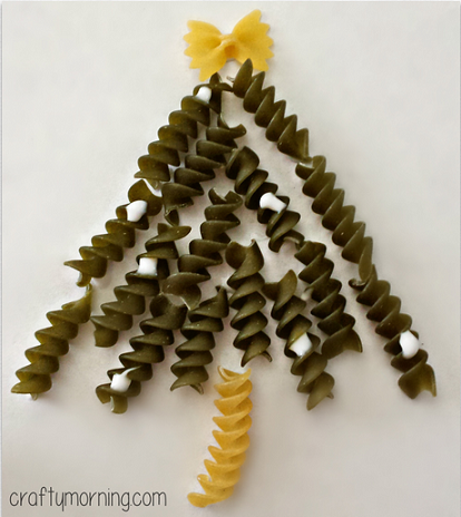 noodle-christmas-tree-craft