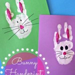 Bunny Rabbit Handprint Craft For Kids (Easter Idea)