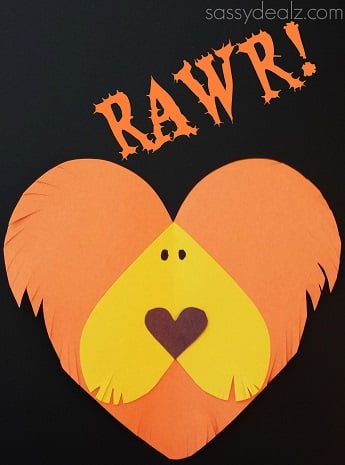 Lion Heart Craft For Kids
