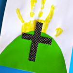 Easter Handprint Cross Craft for Kids
