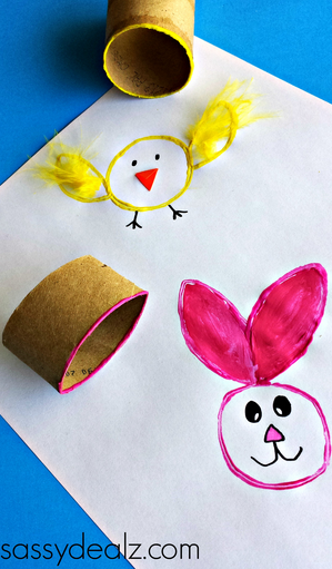 Toilet Paper Roll Easter Crafts
