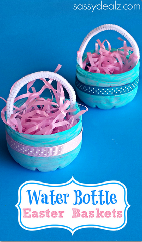 Water Bottle Easter Basket Craft for Kids