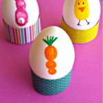 Fingerprint Easter Egg Decorating for Kids
