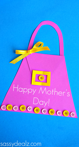 Mother’s Day Purse Card for Kids to Make