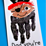 Handprint Pirate Craft for Kids (Card Idea)