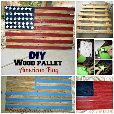 DIY: How To Make an American Flag out of a Wood Pallet (Step by Step Tutorial w/ Pictures)