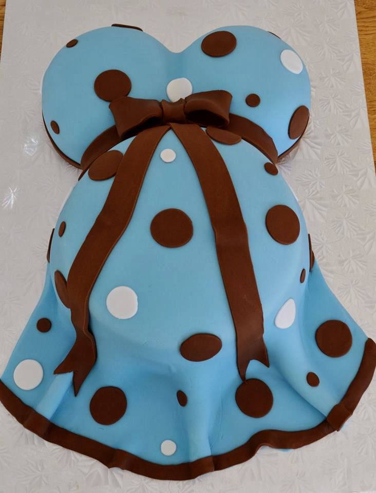 Baby Shower Baby Bump/ Pregnant Belly Cake Ideas