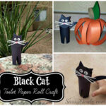 Easy Black Cat Toilet Paper Roll Craft For Kids
