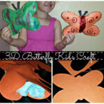 DIY: Cheap 3D Tissue Paper Butterfly Kid's Craft