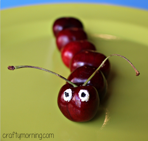 cherry-caterpillar-snack-for-kids-