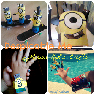List of Cheap ‘Despicable Me’ Crafts for Kids (Toilet Paper Rolls, Bottles, Spoons, Hats, etc)