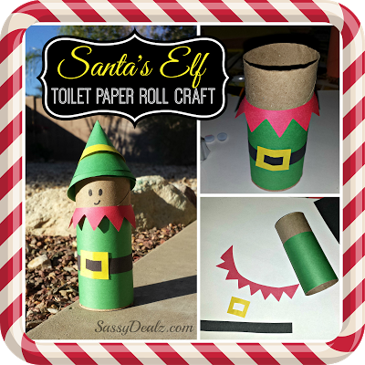 Santa’s Elf Toilet Paper Roll Craft For Kids