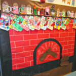 Fireplace Christmas Bulletin Board Idea For Your Classroom