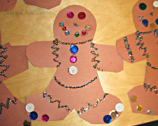 Gingerbread Man Christmas Craft Idea For Kids