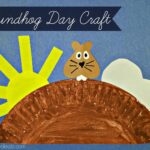 Groundhog Day Craft For Kids (Paper Plate)