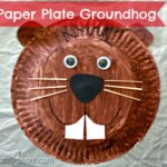 Groundhog Paper Plate Craft For Kids