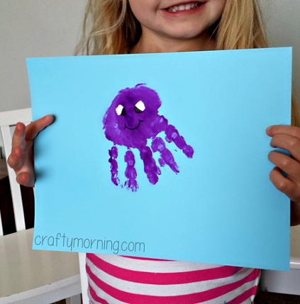 Handprint Octopus Craft for Kids