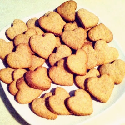 Homemade Heart Graham Crackers For Valentine's Day