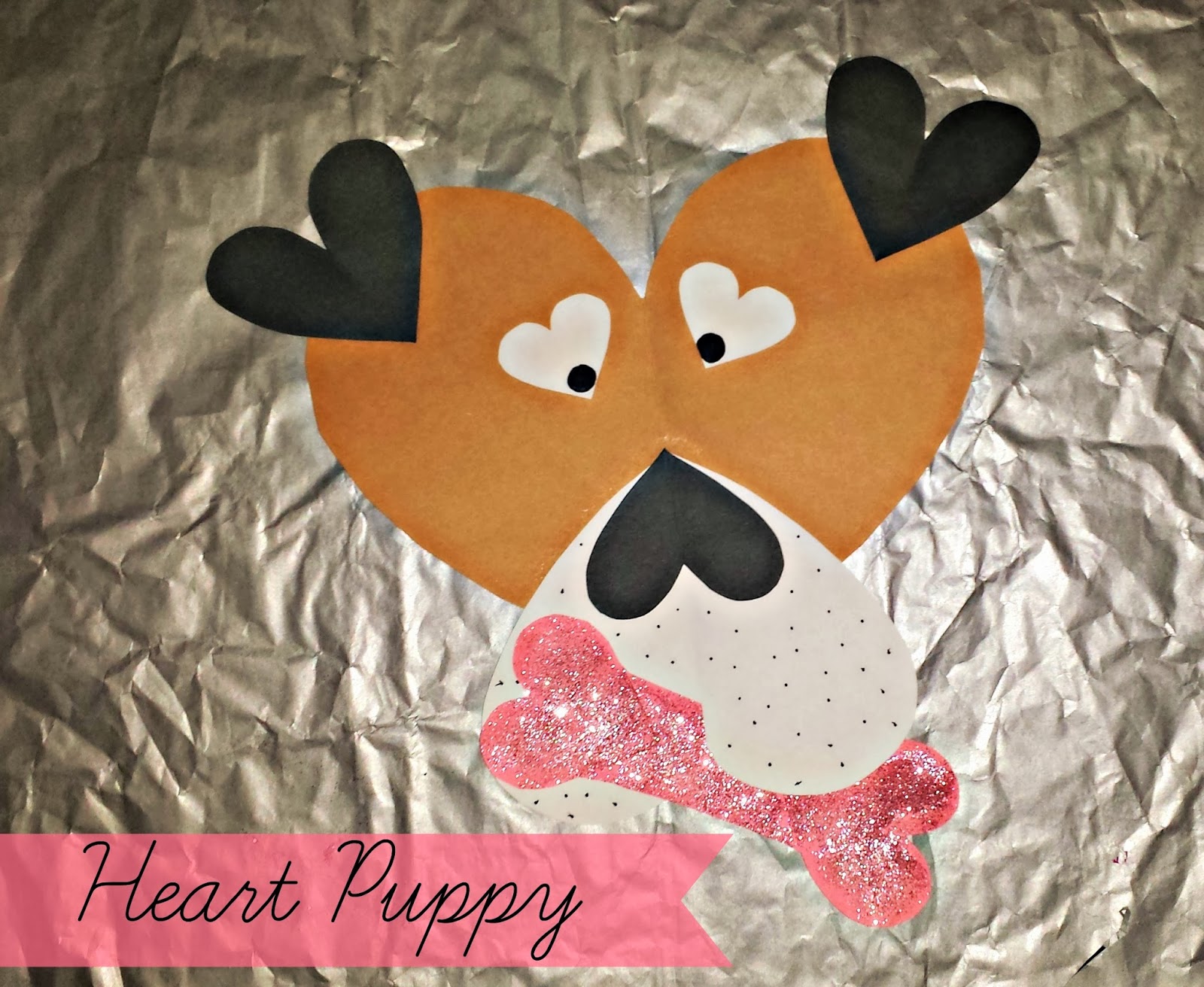 Valentine’s Day Puppy Craft For Kids