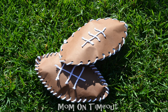 football craft for kids football-craft-for-kids-lacing