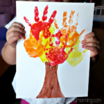 Kids Handprint Fall Tree Craft