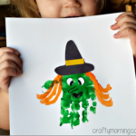 Handprint Witch Craft for Kids to Make
