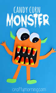 Candy Corn Monster Craft for Halloween - Crafty Morning