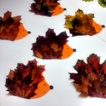 Make a Hedgehog Craft Using Leaves