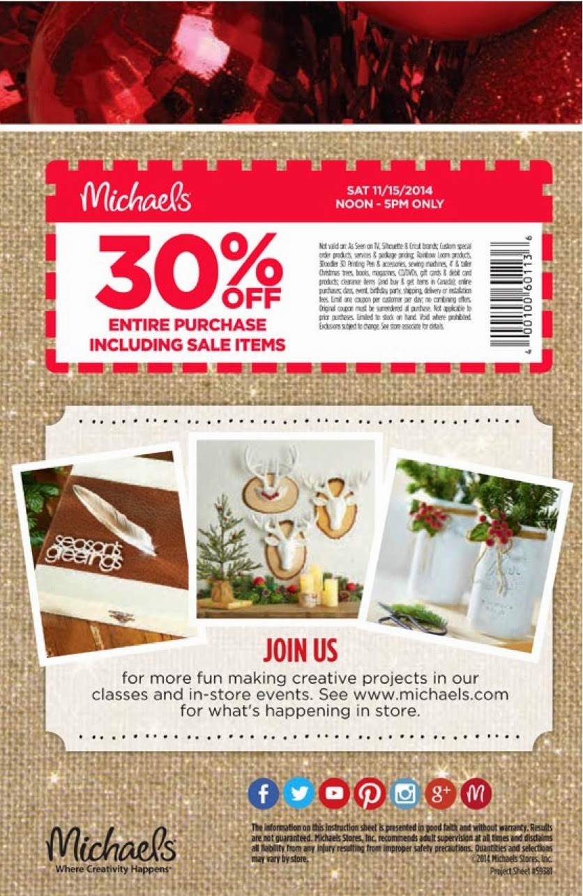 Holiday 2014 Pinterest Party coupon