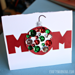 Homemade Christmas Card for Mom