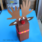 Milk Carton Reindeer Christmas Craft for Kids