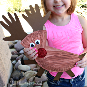 Paper Plate Reindeer Craft for Kids - Crafty Morning