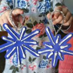 Q-Tip Snowflake Ornament Craft for Kids to Make
