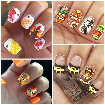 Crafty Thanksgiving Nail Ideas to Try