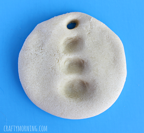 fingerprint-snowman-salt-dough-ornament