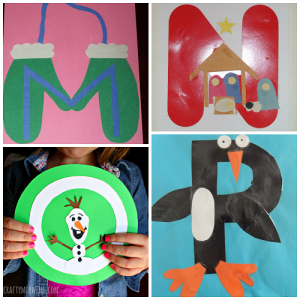 Winter/Christmas Alphabet Crafts for Kids - Crafty Morning