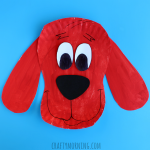 Paper Plate Clifford Craft for Kids (Big Red Dog)