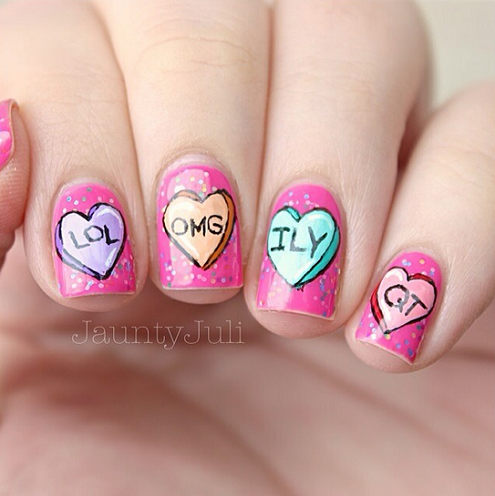 valentines-day-candy-heart-nail-designs