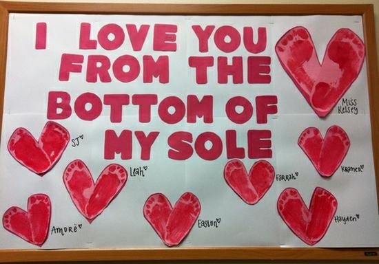 Valentines-Day-Sole-Bulletin-Board