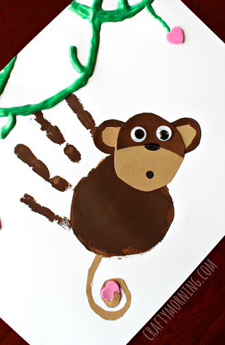 cute-handprint-monkey-craft-for-kids