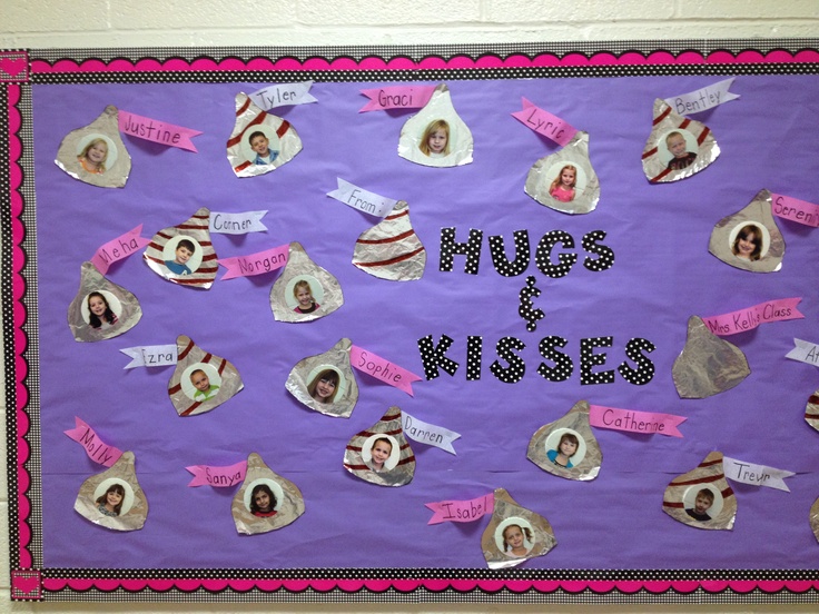 hugs-hershey-kisses-valentines-day-bulletin-board