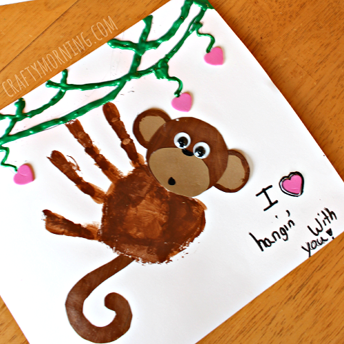 valentine-handprint-monkey-craft-for-kids
