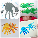 Fun Zoo Animal Handprint Crafts for Kids - Crafty Morning