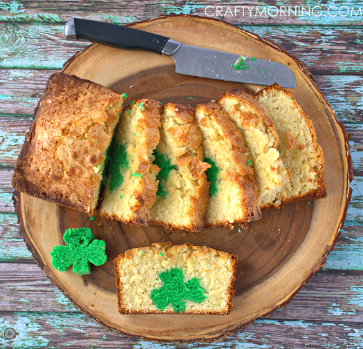 Peek-a-Boo St. Patrick’s Day Pound Cake