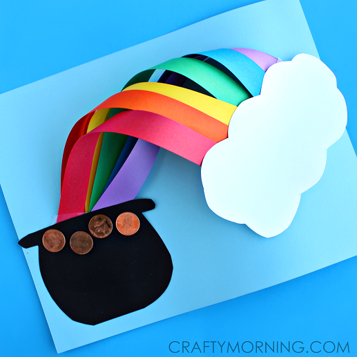 3D Over the Rainbow St. Patrick's Day Craft