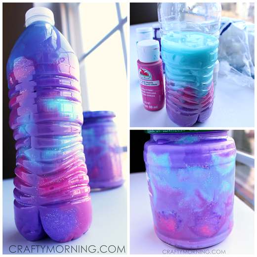 How to Make Galaxy Jars & Bottles (Kids Activity)
