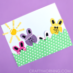 Paint Chip Bunny Craft for Kids