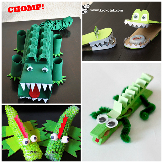 Creative Alligator Crocodile Crafts For Kids Crafty Morning